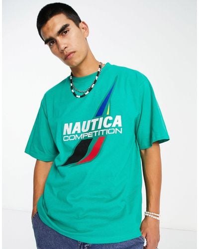 Nautica Nautica - Competition - Archive Creston - T-shirt - Blauw