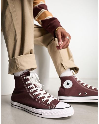 Converse Chuck Taylor All Star Fall Tone Hi Sneakers - Red