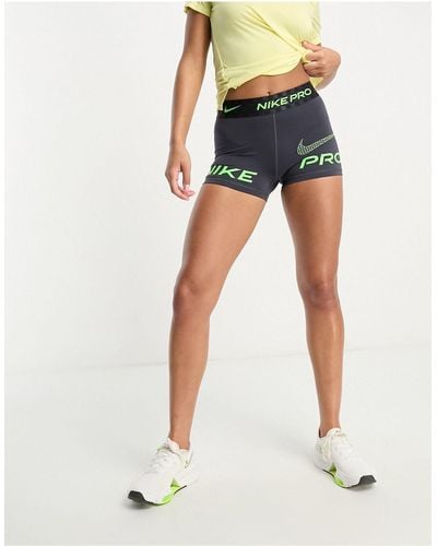Nike Pro Dri-fit 3 Inch Shorts - Black