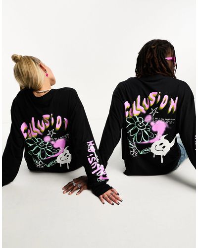 Black Collusion Tops for Women | Lyst