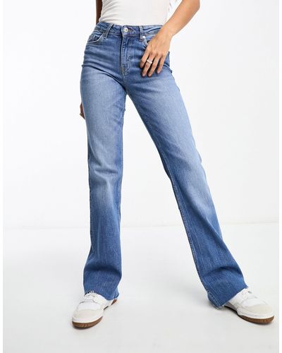 Mango Jeans a zampa lavaggio chiaro - Blu