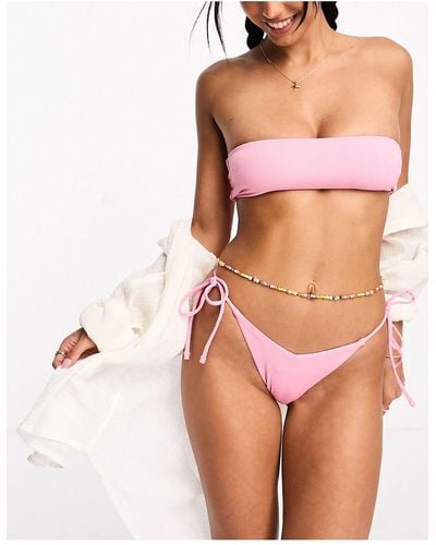 Pull&Bear – bikinihose - Pink