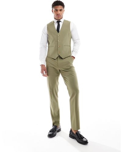 ASOS Slim Suit Trouser - Green