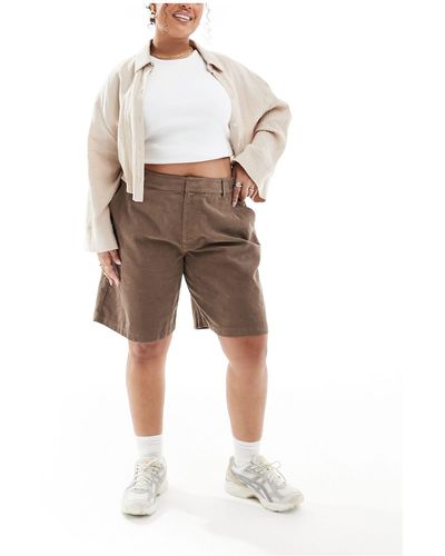 ASOS Pantalones cortos marrón - Neutro