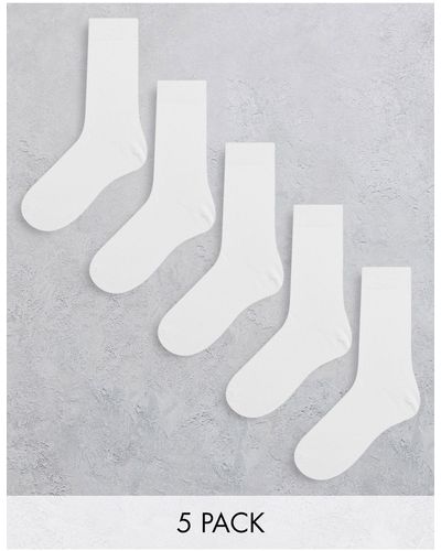 New Look 5 Pack Socks - Grey