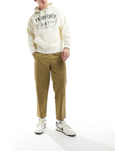 Farah Hawtin Technical Relaxed Tapered Pants - Natural
