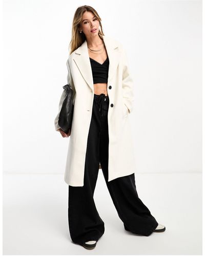 White Bershka Coats for Women | Lyst