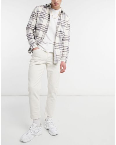 River Island Tapered Jeans - White