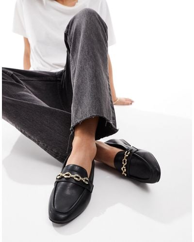 ASOS Macaroon Chain Loafer - Blue