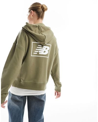 New Balance Essentials French Terry Hoodie - Green