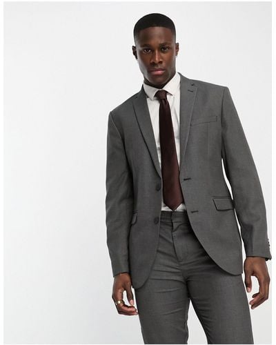 New Look Slim Suit Jacket - Black