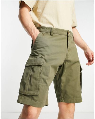 GANT Relaxed Fit Twill Cargo Shorts - Green