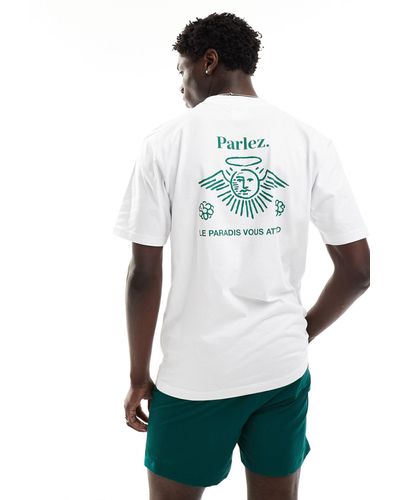 Parlez Paradise Graphic Back T-shirt - White