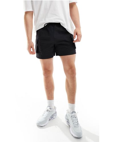 ASOS 4505 – shorts mit cargotaschen, 13 cm schrittlänge - Schwarz