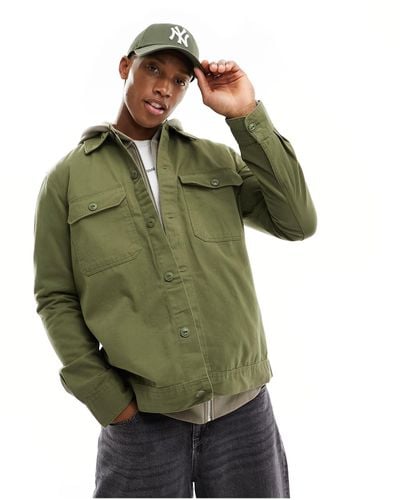 Only & Sons Worker Overshirt - Green