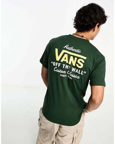 Vans – holders street classic – t-shirt - Grün