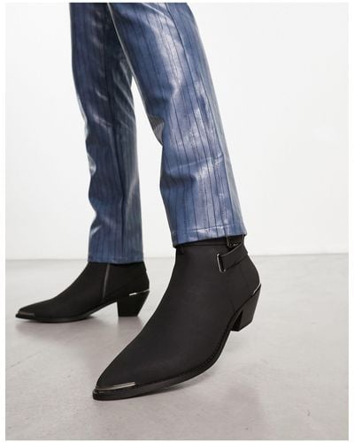 asos mens cuban heel boots