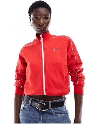 Nike Streetwear Track Fleece Jacket - Red