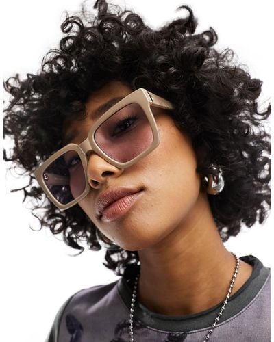Le Specs Trampler Square Sunglasses - Black