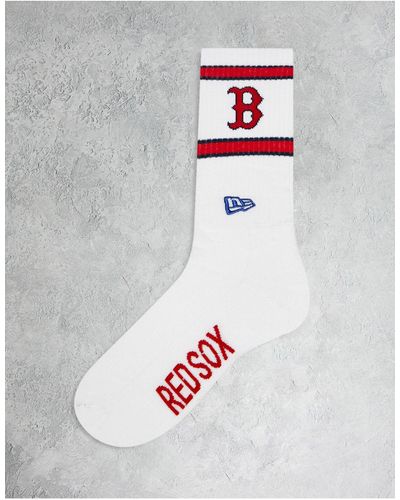 KTZ Boston red sox - calzini bianchi - Grigio