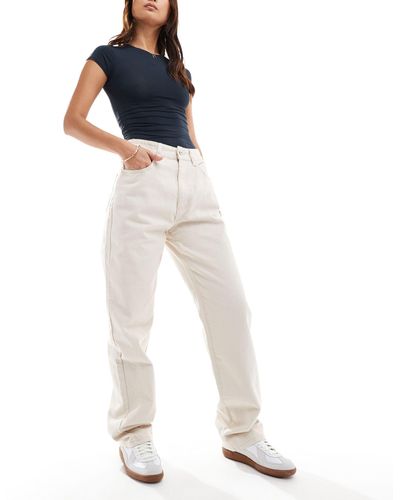 Cotton On Cotton On Relaxed Straight Leg Jeans - White