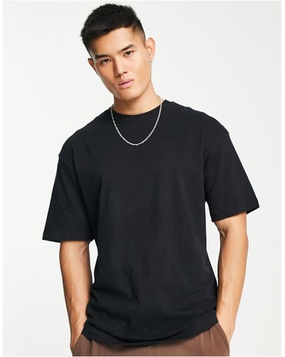 ADPT T-shirt oversize à coupe carrée - Noir