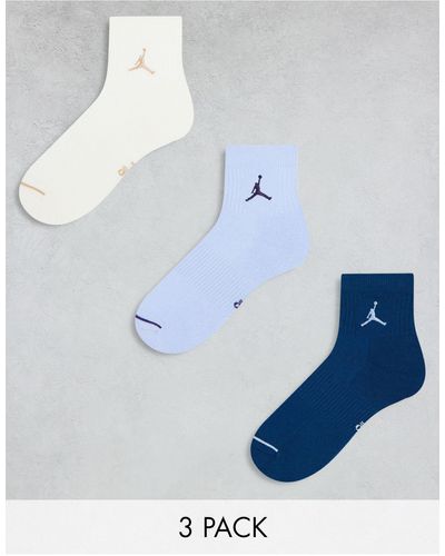 Nike Everyday - confezione da 3 paia di calzini multicolore - Blu