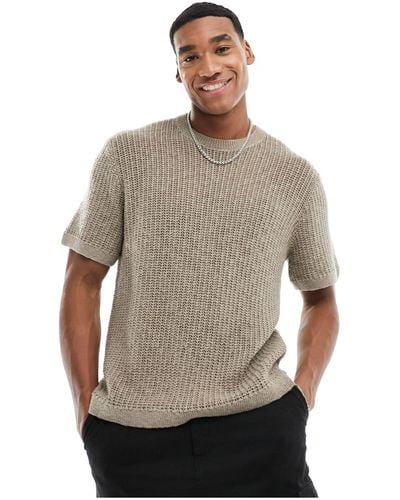 Abercrombie & Fitch Handcrafted Knit T-shirt - Multicolour
