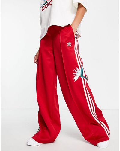 adidas Originals X Thebe Magugu Track Trousers - Red