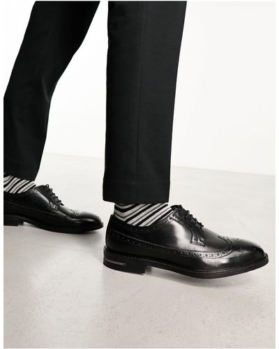 Walk London Oliver - chaussures richelieu - cuir - Noir