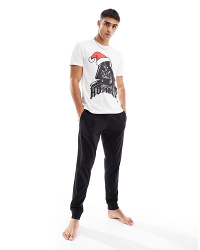 New Look – pyjama mit star-wars-motiv - Weiß