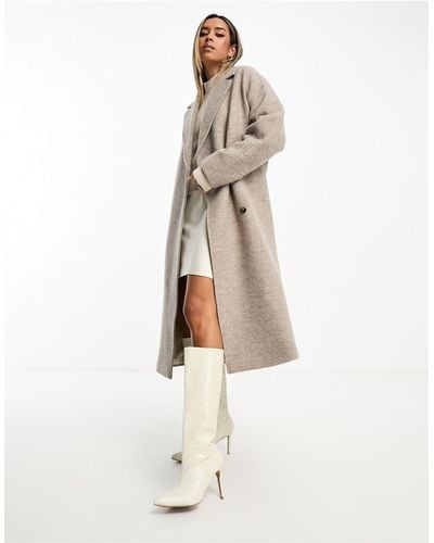 & Other Stories Belted Wool Coat - White