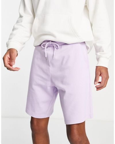 ASOS Oversized Jersey Shorts - Purple
