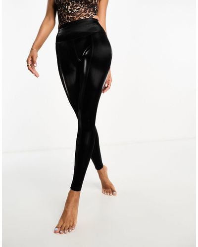 Ann Summers High Gloss Pu leggings - Black