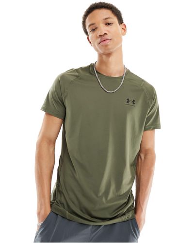 Under Armour Heat Gear Armour Fitted T-shirt - Green