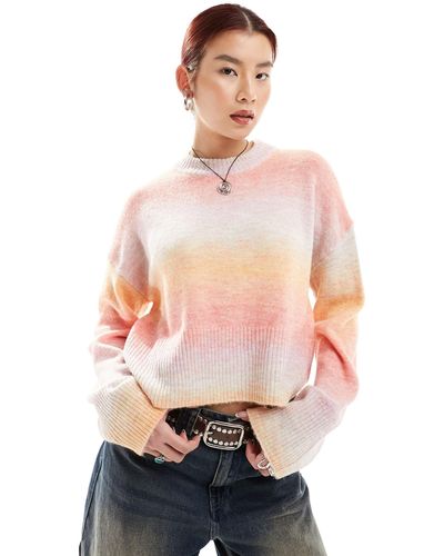 Noisy May Ombre Jumper - White