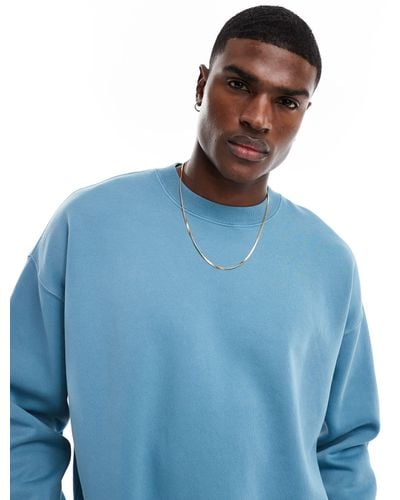 Abercrombie & Fitch Essential Sundrenched Sweatshirt - Blue