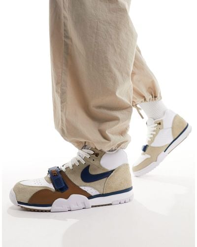 Nike Air force 1 - sneakers marroni e multicolore - Bianco