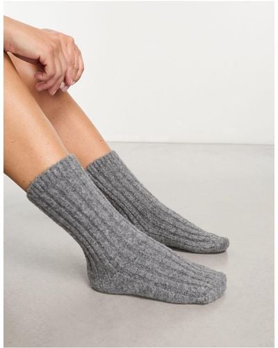 ASOS Chaussettes confort chunky - anthracite - Gris