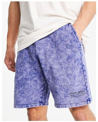 ASOS Co-ord Oversized Jersey Shorts - Blue