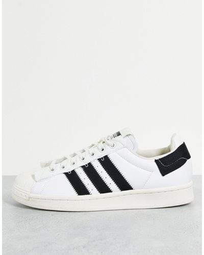 adidas Originals Parley superstar - sneakers bianche e nere - Bianco