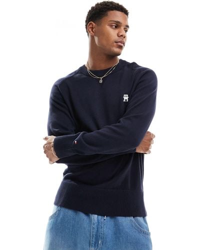 Tommy Hilfiger Relaxed Fit Jumper - Blue