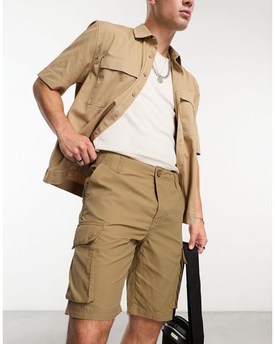 French Connection – funktionale cargo-shorts - Natur