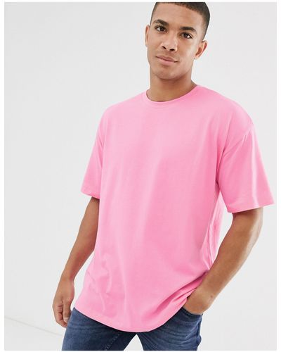 New Look Oversized T-shirt - Roze
