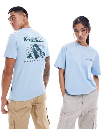 Napapijri – wahine – t-shirt - Blau