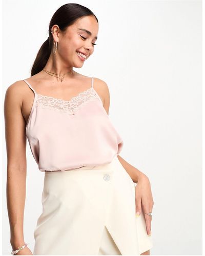 In The Style X Jac Jossa Exclusive Lace Trim Cami - Pink
