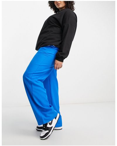 ONLY Broek Met Rechte Pijpen - Blauw