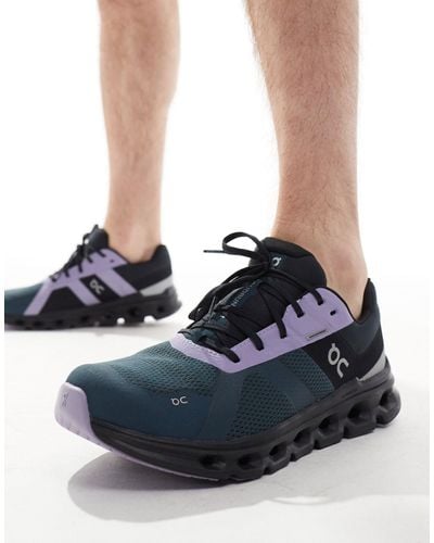 On Shoes On - cloudrunner - sneakers waterproof blu navy