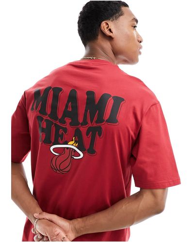 KTZ Miami heat - t-shirt rossa - Rosso