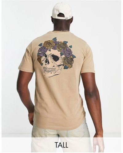 Bolongaro Trevor Tall - t-shirt à imprimé au dos - beige - Neutre